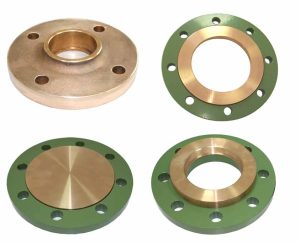 Bimetallic flanges