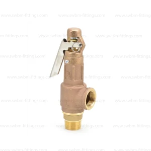 BRONZE SAFETY VALVE WITH LEVER
