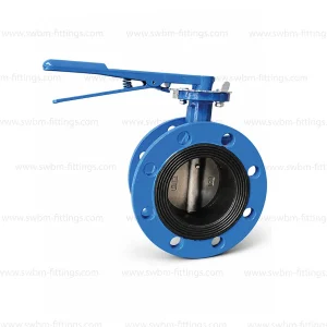 CI Double Flange Butterfly Valve L/O SS Disc PN16