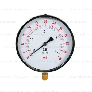 CP PRESSURE GAUGE 4" DIAL BOTTOM CONNECTION