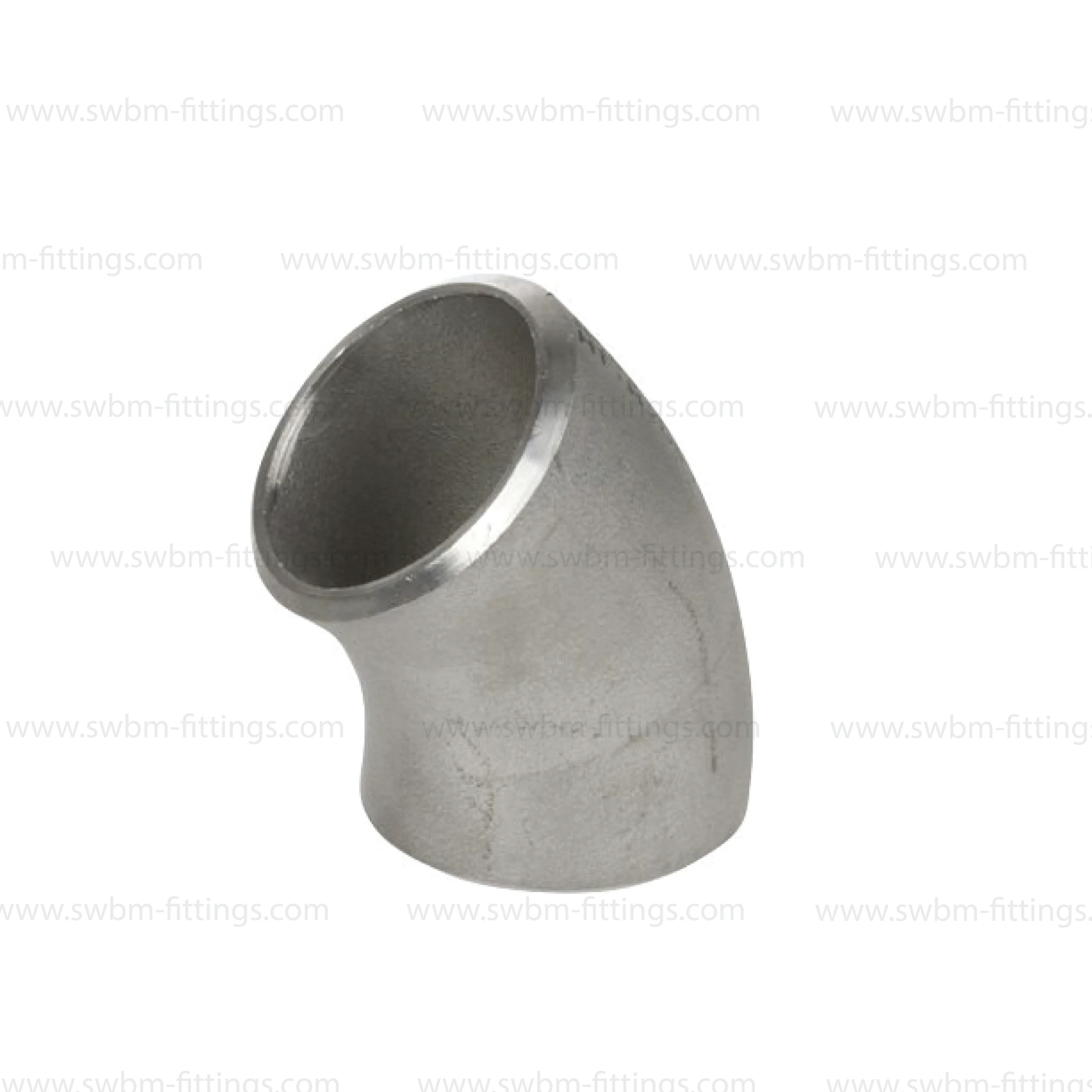 SS B/W ELBOW 45D LONG RADIUS SCH.80