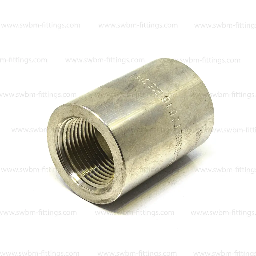 SS316L 3000 PSI COUPLING / SOCKET - THREADED - Image 2