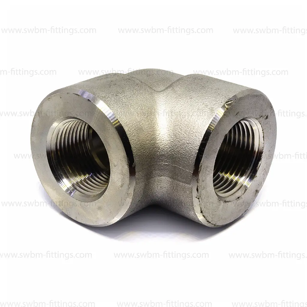 SS316L 3000 PSI ELBOW 90D - THREADED - Image 2
