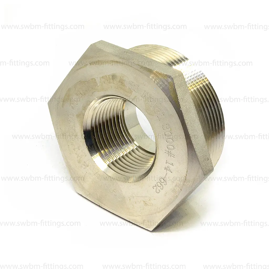SS316L 3000 PSI REDUCING HEX BUSH - Image 2