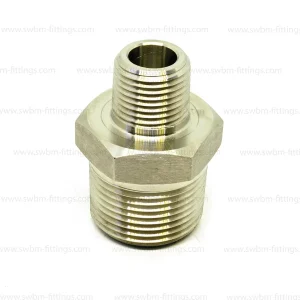 SS316L 3000 PSI REDUCING HEX NIPPLE