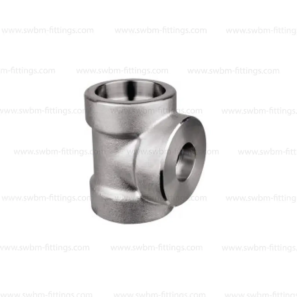 SS316L 3000 PSI REDUCING TEE - SOCKET-WELD