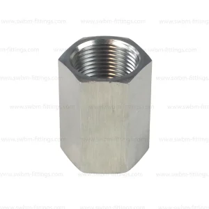 SS316L 6000 PSI HEX COUPLING / SOCKET - THREADED