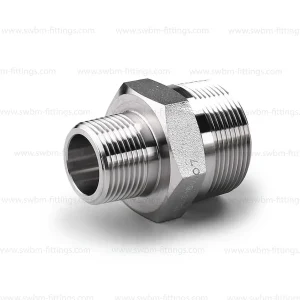SS316L 6000 PSI REDUCING HEX NIPPLE