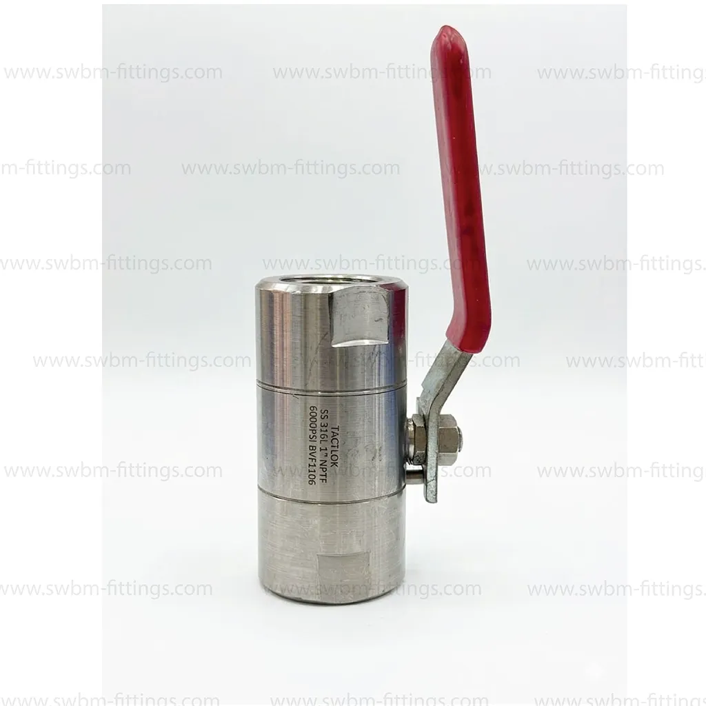 SS316L BALL VALVE ROUND 6000 PSI NPT