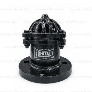 CI FOOT VALVE FLAP TYPE FLANGED PN16